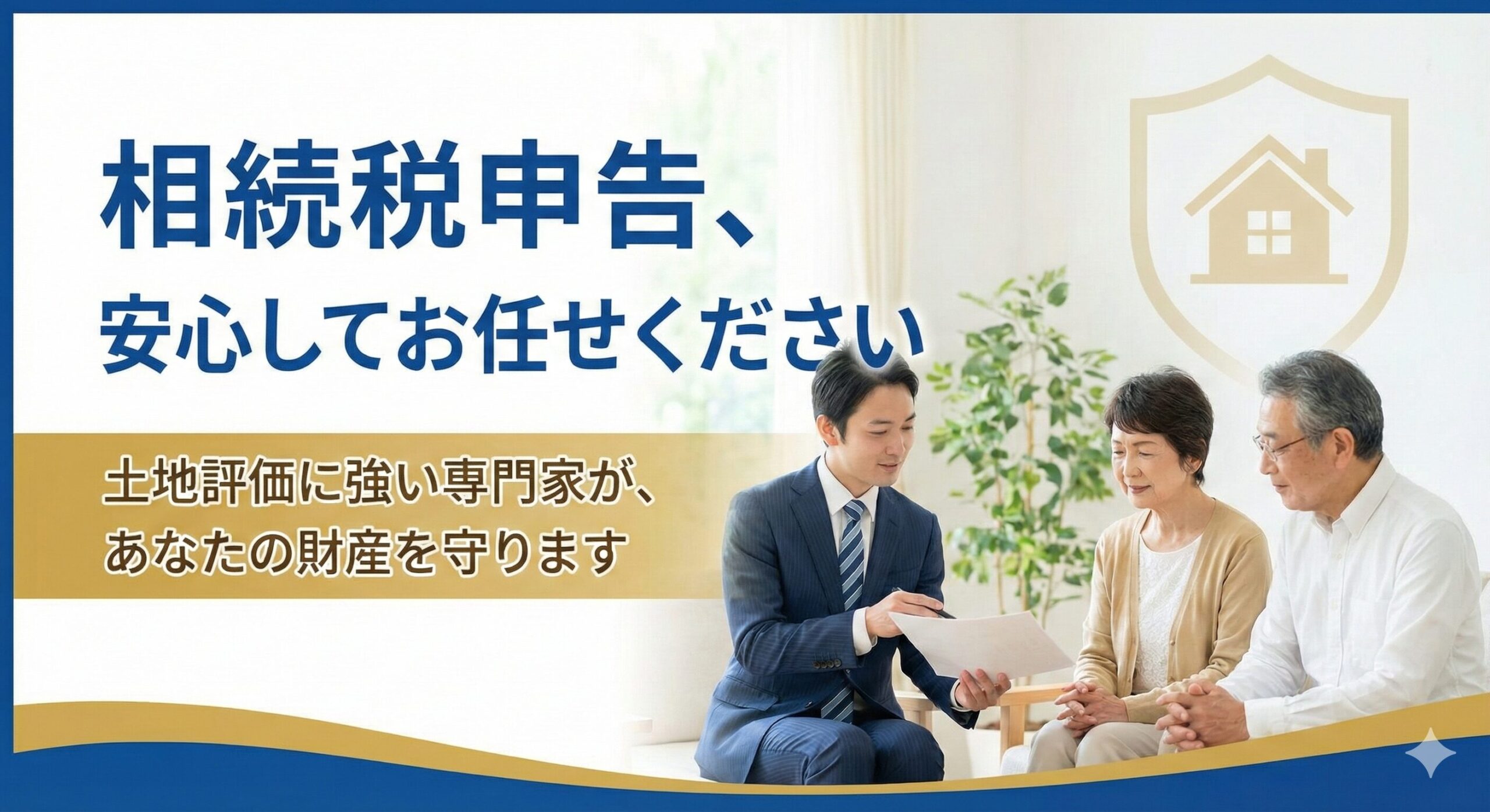 相続税申告、安心してお任せください。土地評価に強い専門家が、あなたの財産を守ります。